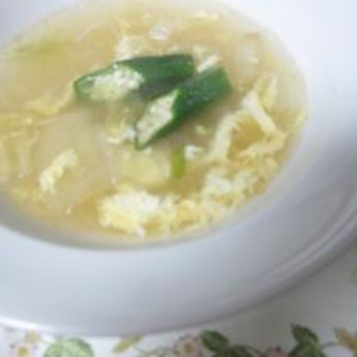 白菜とはるさめの簡単スープ